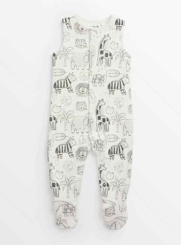 Animal Print Sleeveless Sleepsuit 1.5 Tog 9-12 months